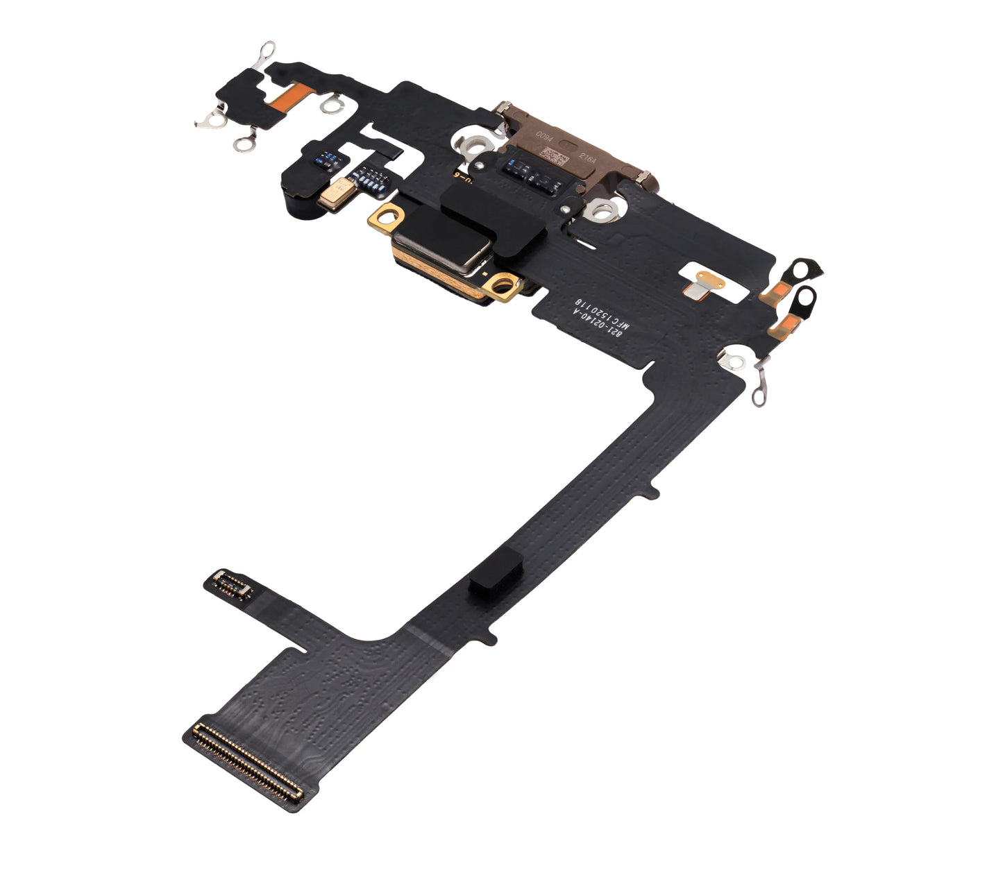 Charging Port Flex Cable With Board For iPhone 11 Pro (Used OEM) (Pull) (Gold)