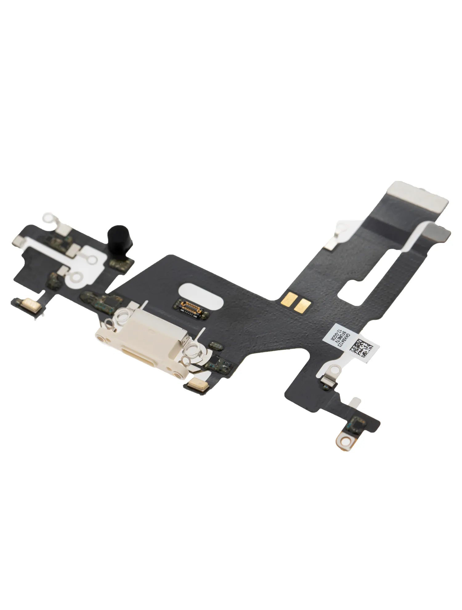 Charging Port Flex Cable For iPhone 11 (White) (Pull)
