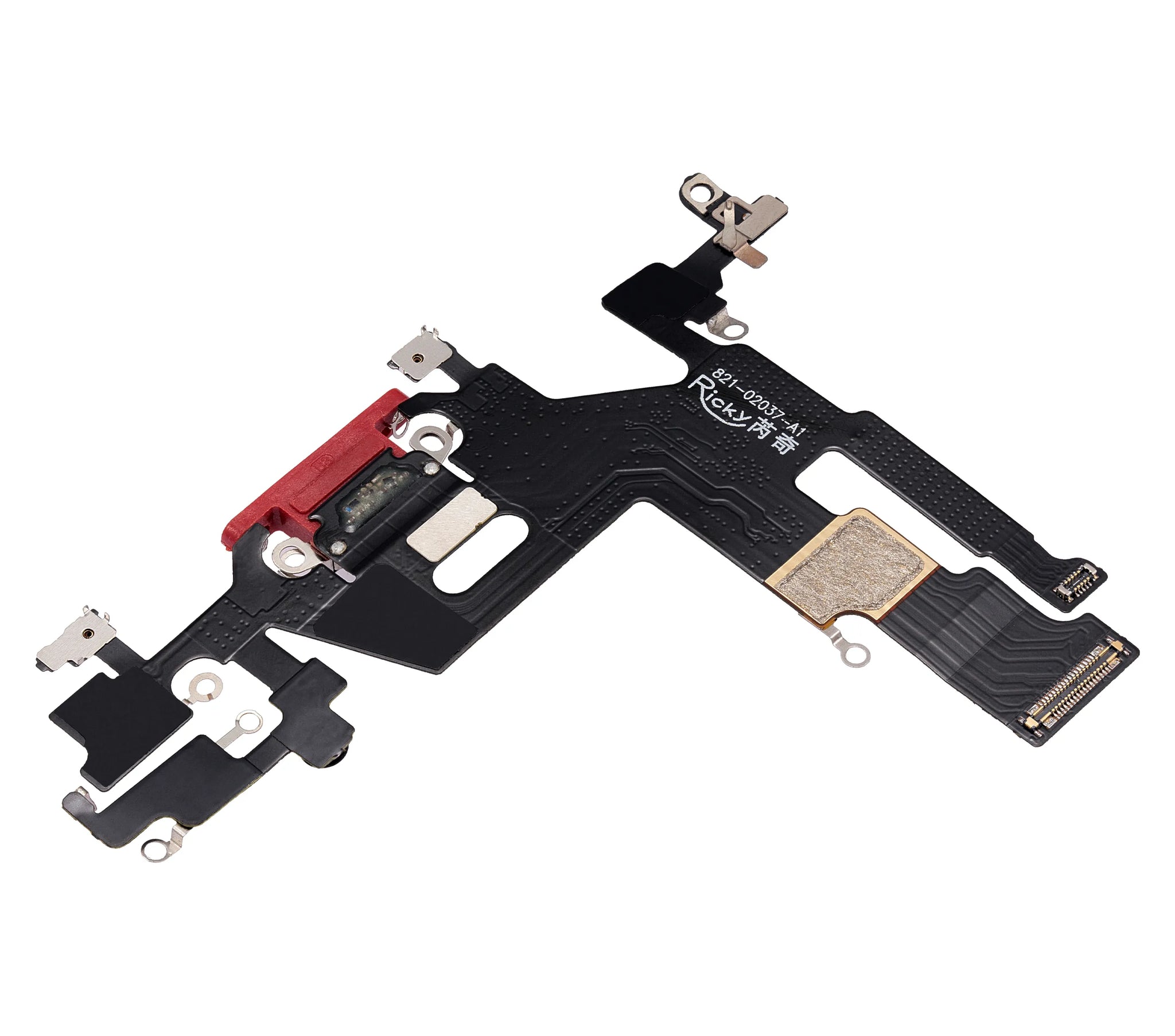 Charging Port Flex Cable For iPhone 11 (Red) (Pull)