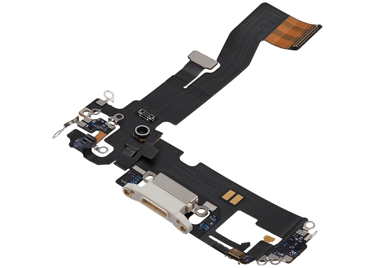 Charging Port Flex Cable For iPhone 12 (Pull) (White)