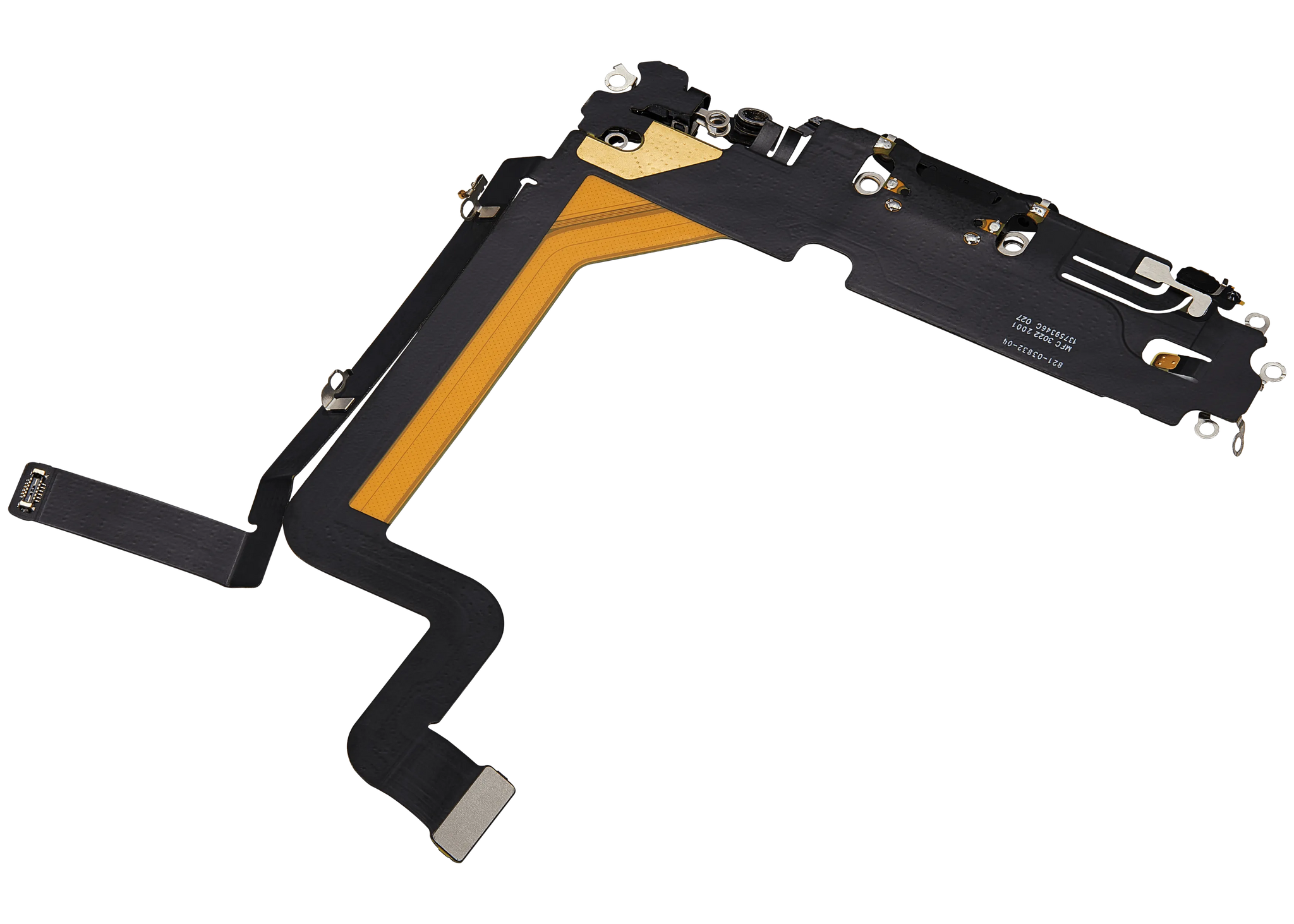Charging Port Flex Cable For iPhone 14 Pro Max (Pull) (Space Black)
