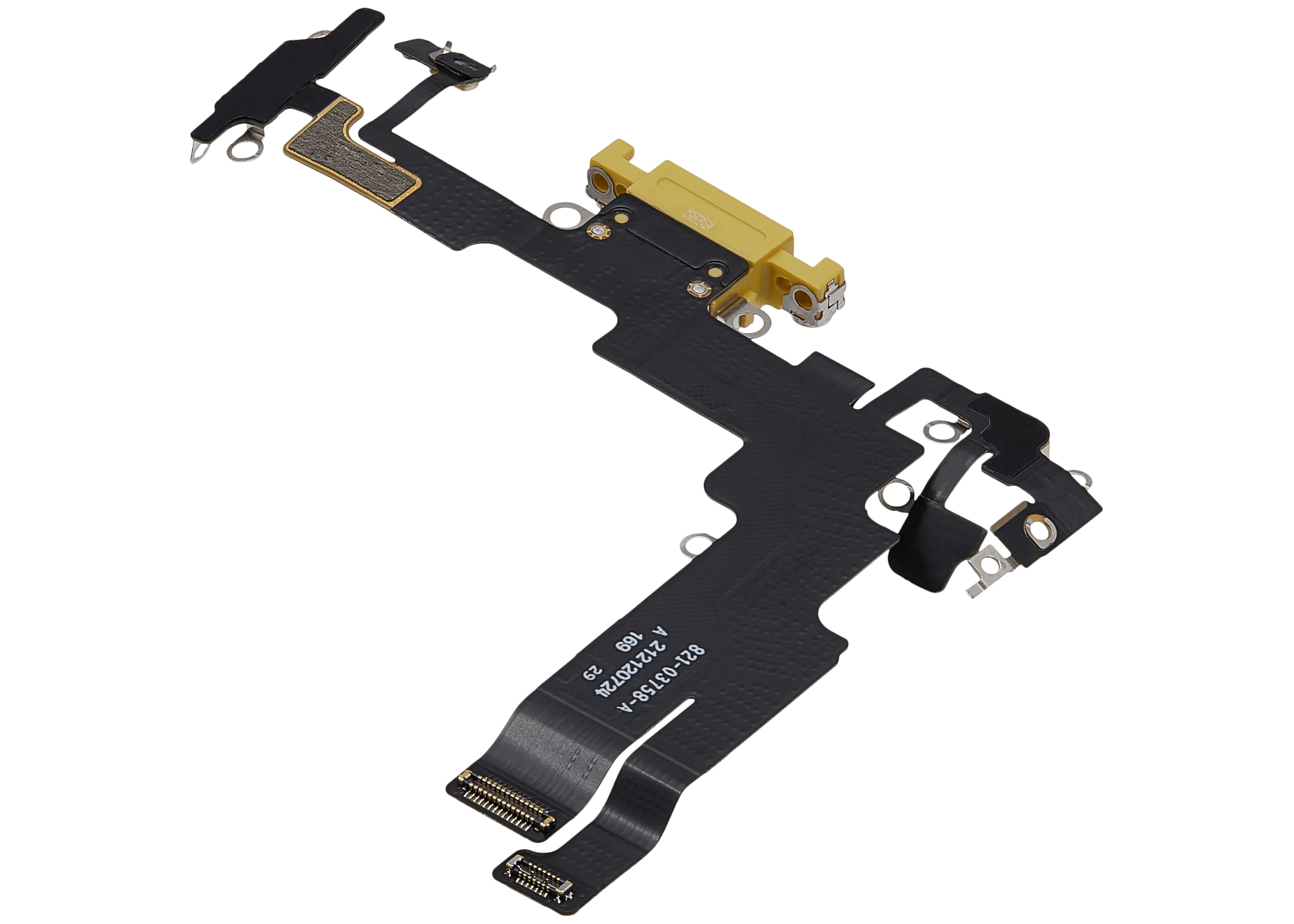 Charging Port Flex Cable For iPhone 14 (Pull) (Starlight)