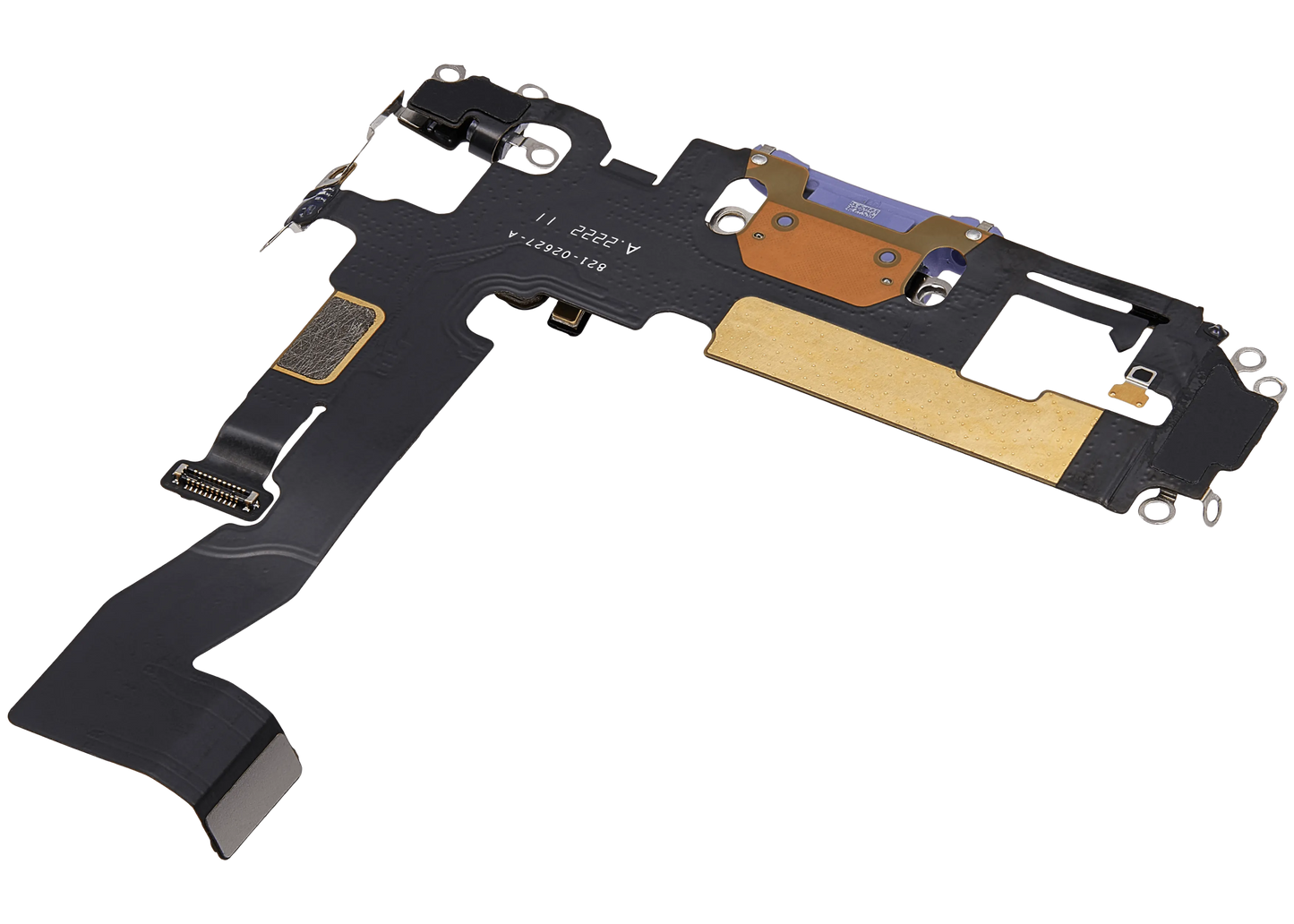 Charging Port Flex Cable For iPhone 12 (Pull) (Purple)