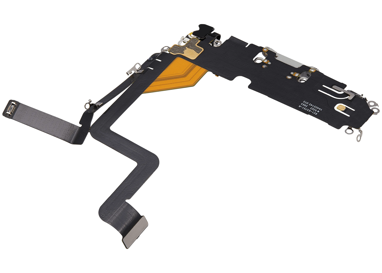 Charging Port Flex Cable For iPhone 14 Pro (Pull) (Silver)