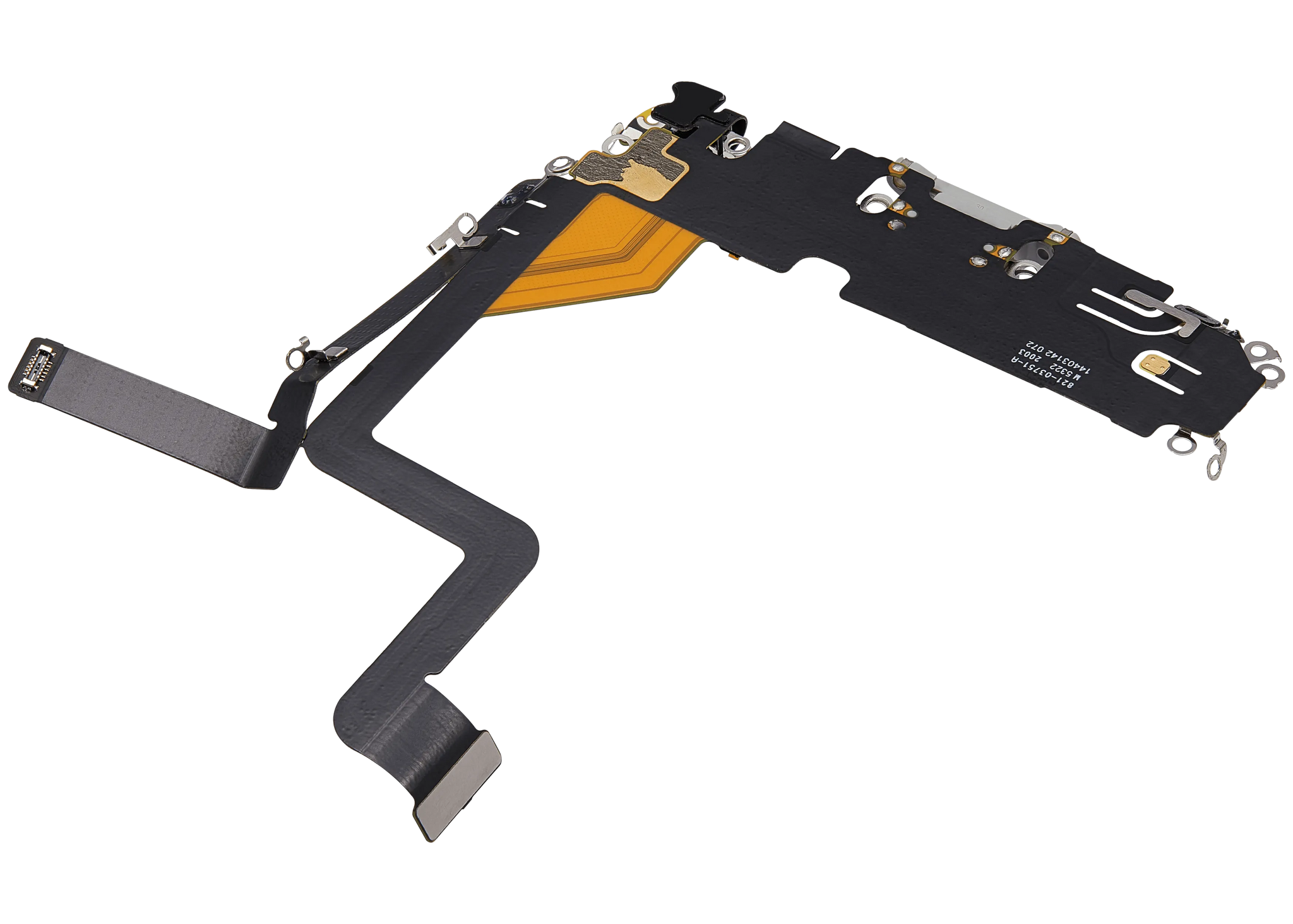 Charging Port Flex Cable For iPhone 14 Pro (Pull) (Silver)