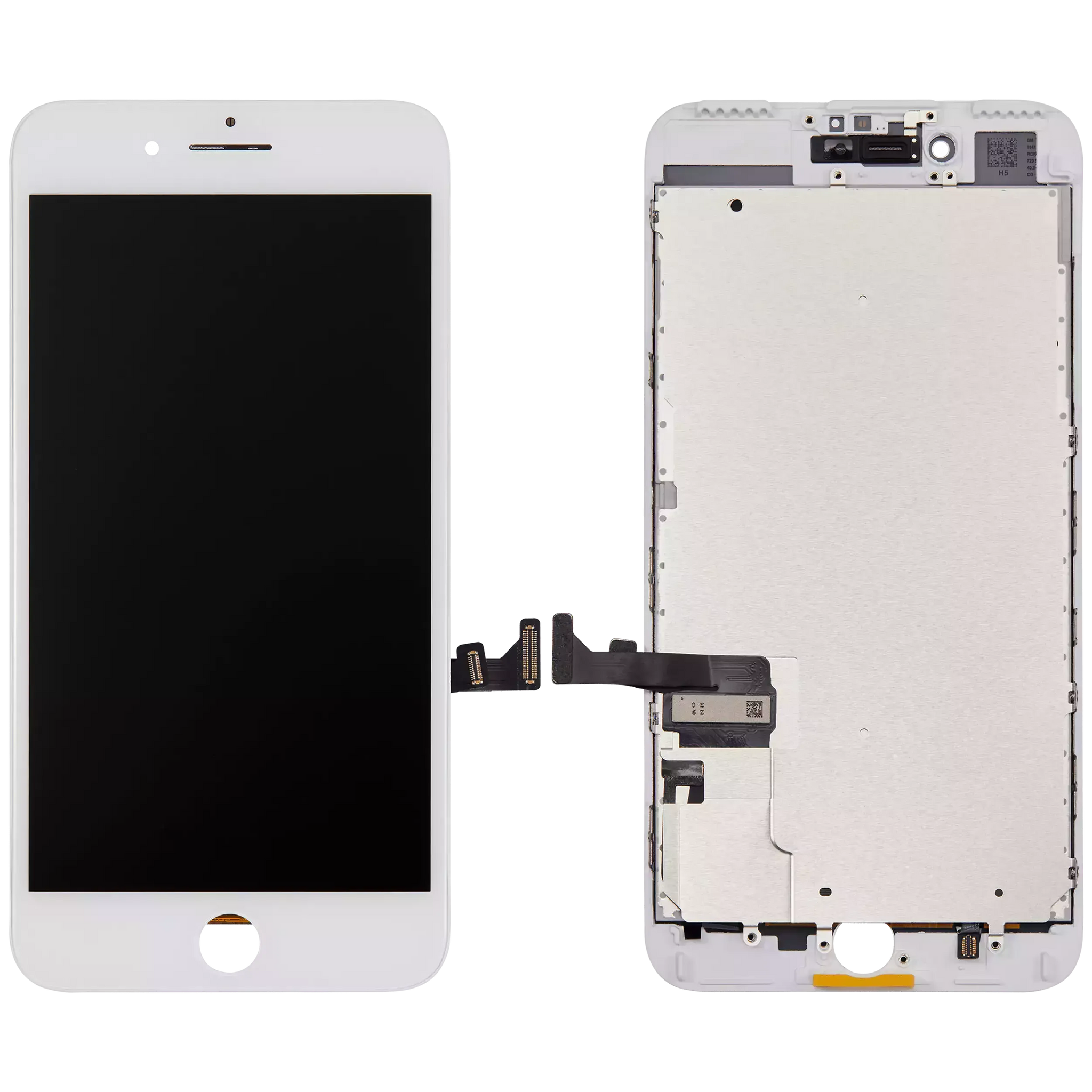 LCD Assembly With Steel Plate For iPhone 7 Plus (Incell) (White)