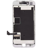 LCD Assembly With Steel Plate For iPhone 8 / SE (2020 / 2022) (Refurbished) (White)