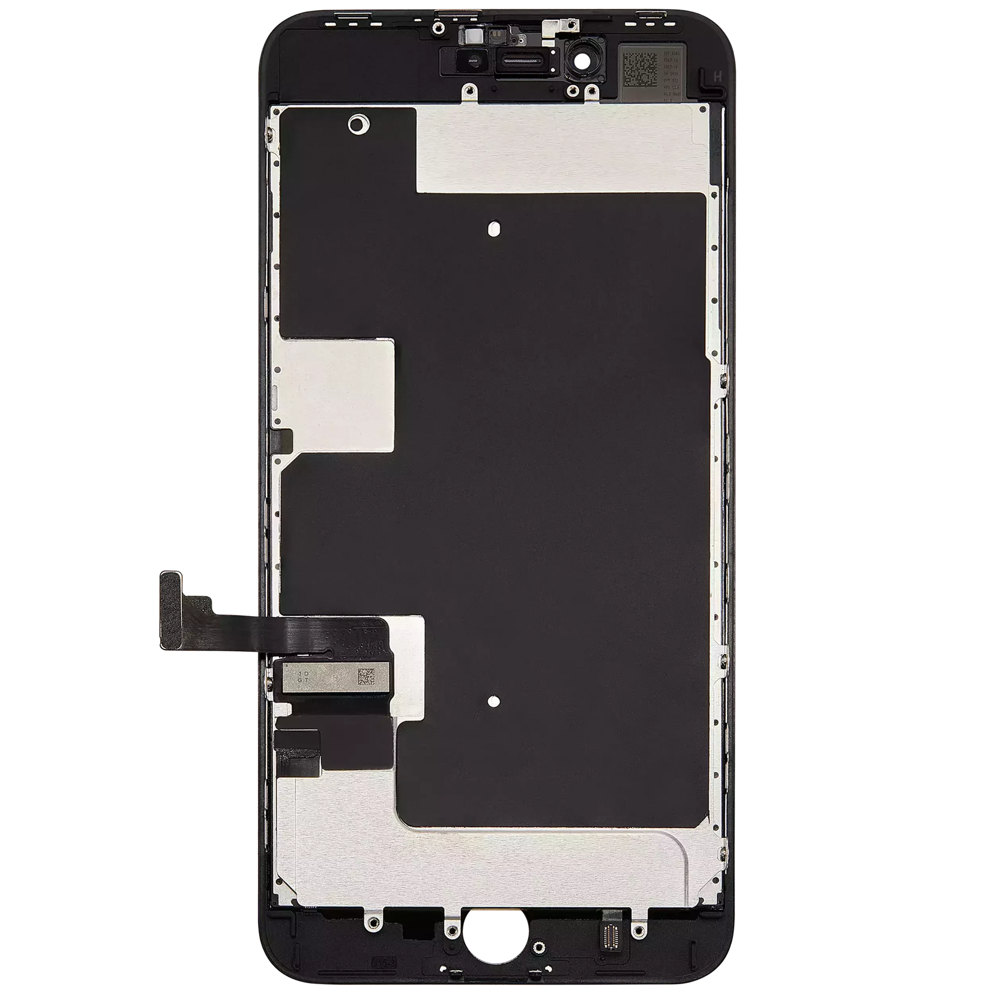 LCD Assembly With Steel Plate For iPhone 8 Plus (Refurbished) (Black)