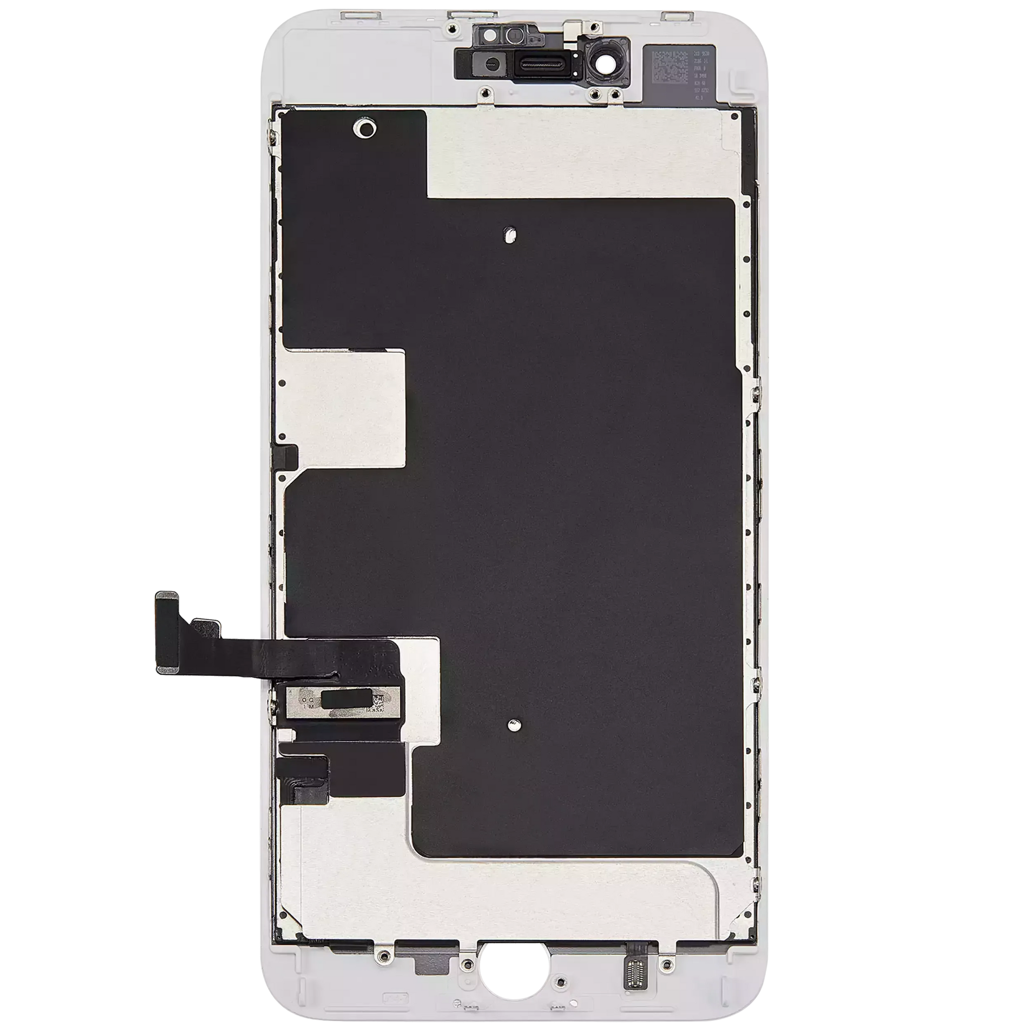 LCD Assembly With Steel Plate For iPhone 8 Plus (Refurbished) (White)