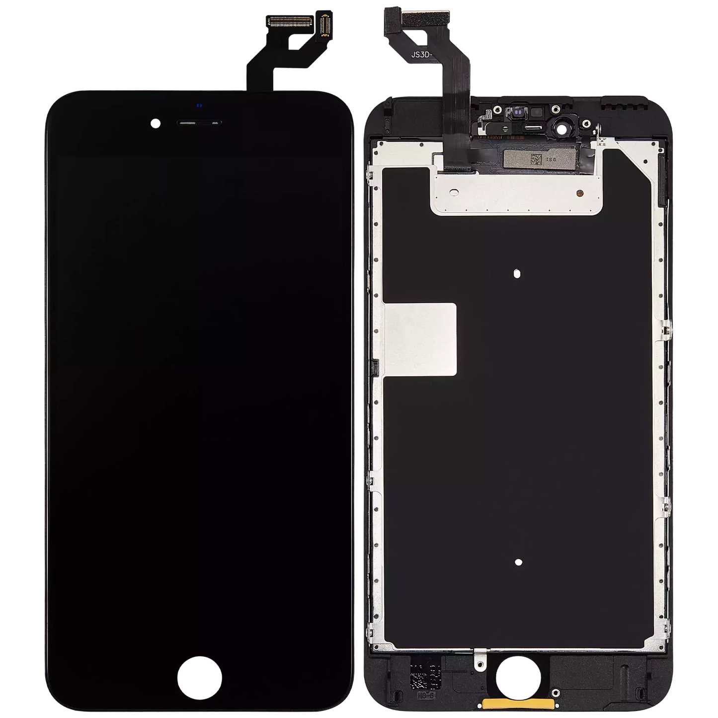 LCD Assembly With Steel Plate For iPhone 6S Plus (Incell) (Black)