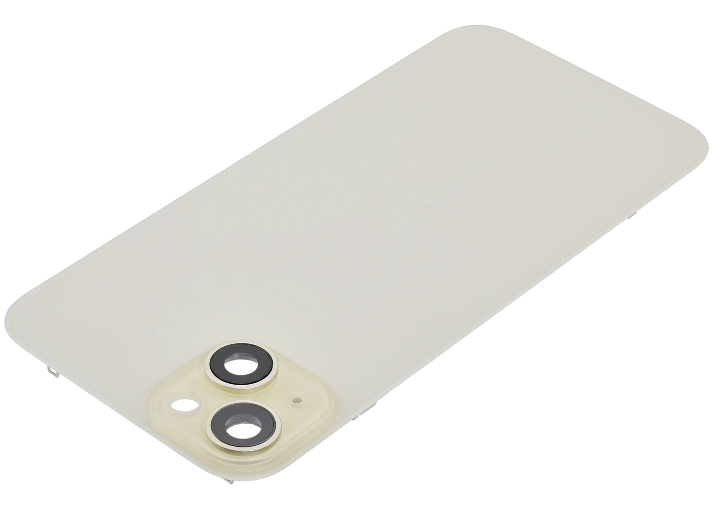 Back Glass w/ MagSafe Magnet For iPhone 15 Plus (Pull) (Yellow) (No Logo)