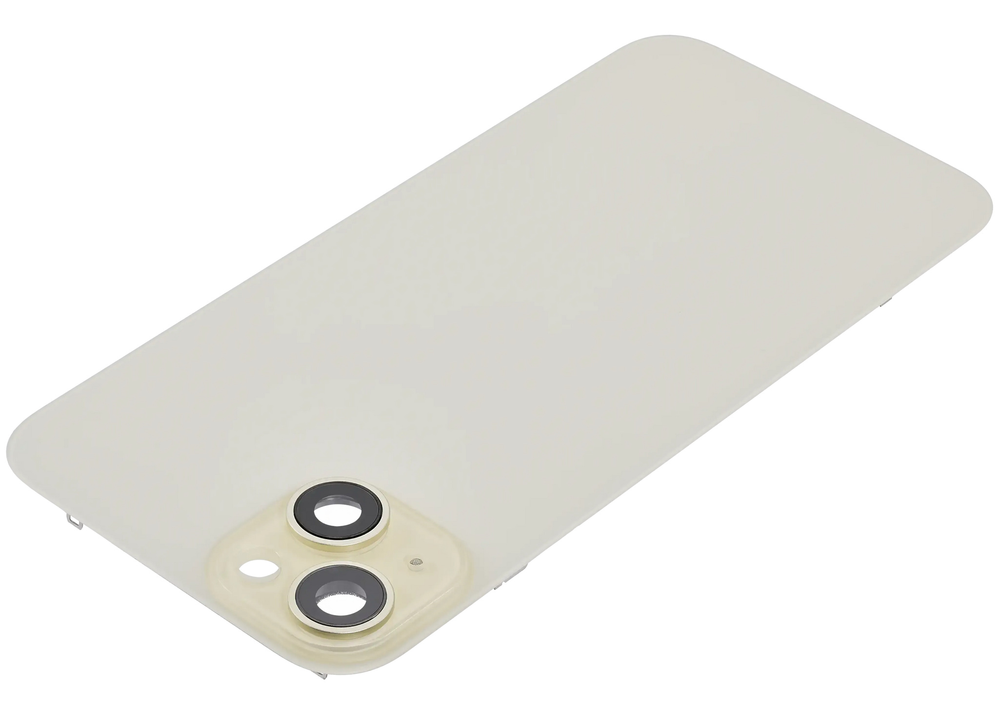 Back Glass w/ MagSafe Magnet For iPhone 15 Plus (Pull) (Yellow) (No Logo)