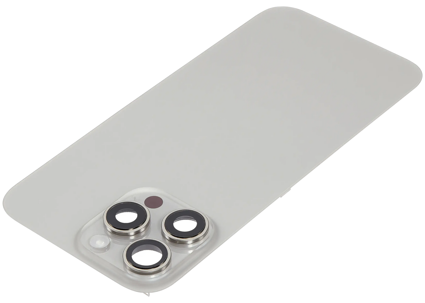 Back Glass w/ MagSafe Magnet & NFC & Flashlight Flex For iPhone 16 Pro Max (Pull) (Natural Titanium)