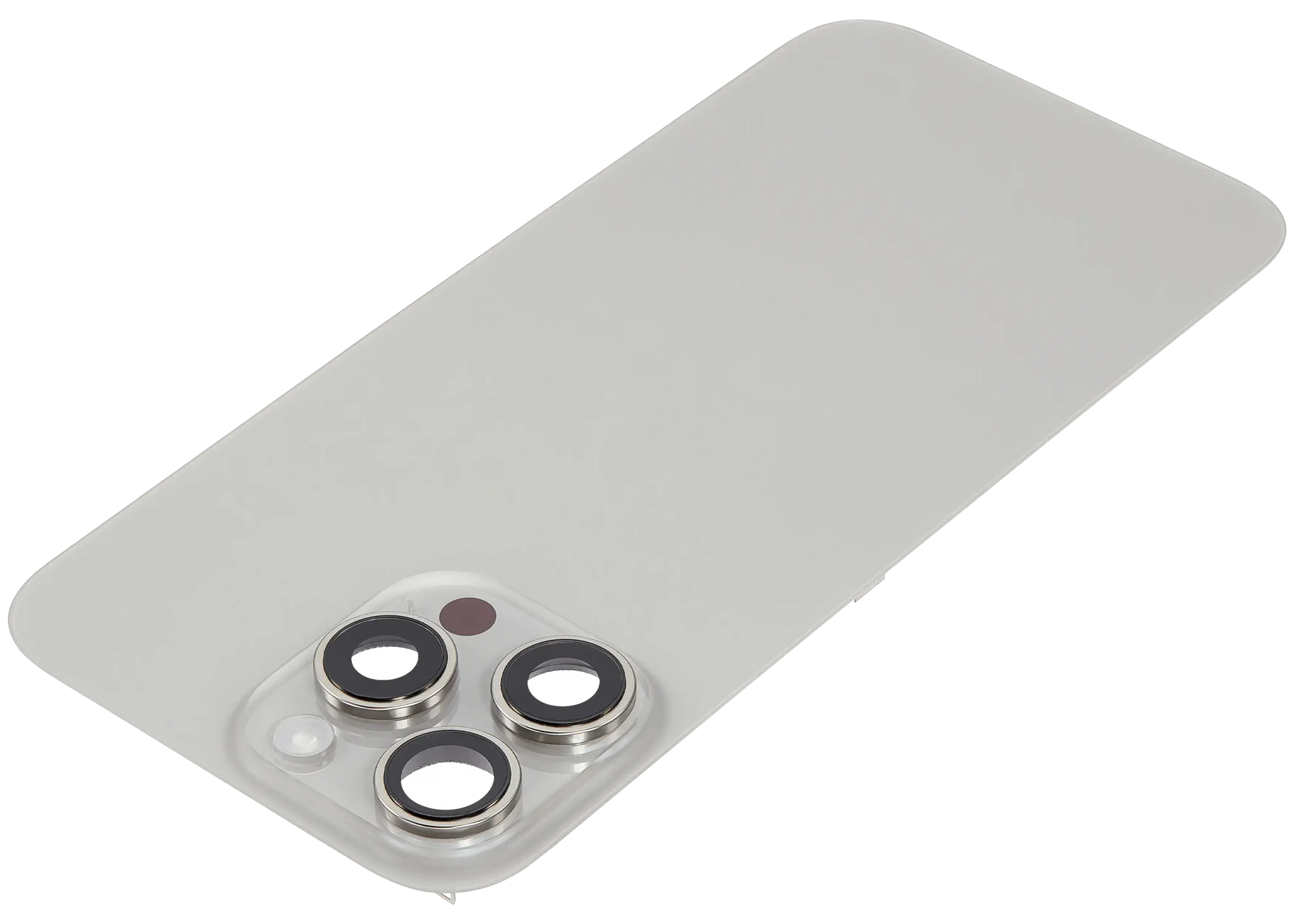 Back Glass w/ MagSafe Magnet & NFC & Flashlight Flex For iPhone 16 Pro Max (Pull) (Natural Titanium)