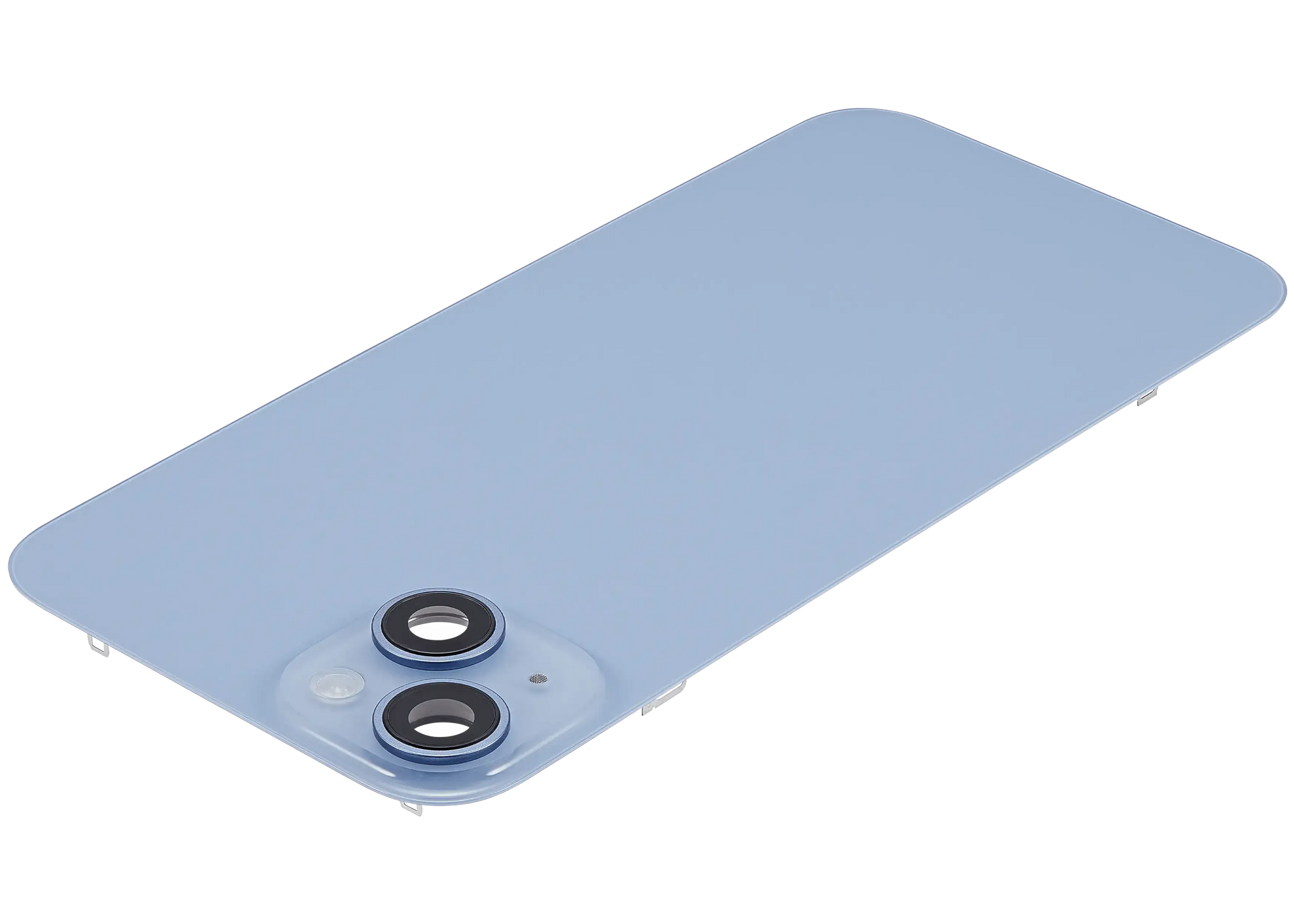 Back Glass w/ MagSafe Magnet & NFC & Flashlight Flex For iPhone 14 Plus (Pull) (Blue)