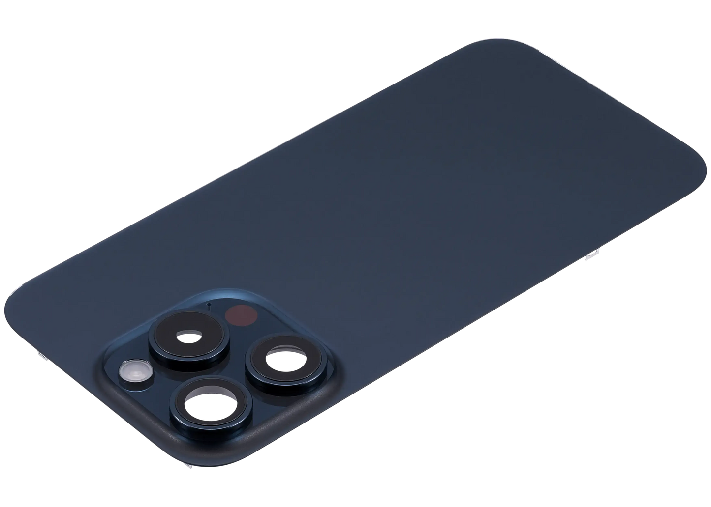 Back Glass w/ MagSafe Magnet & NFC & Flashlight Flex For iPhone 15 Pro (Pull) (Blue Titanium)
