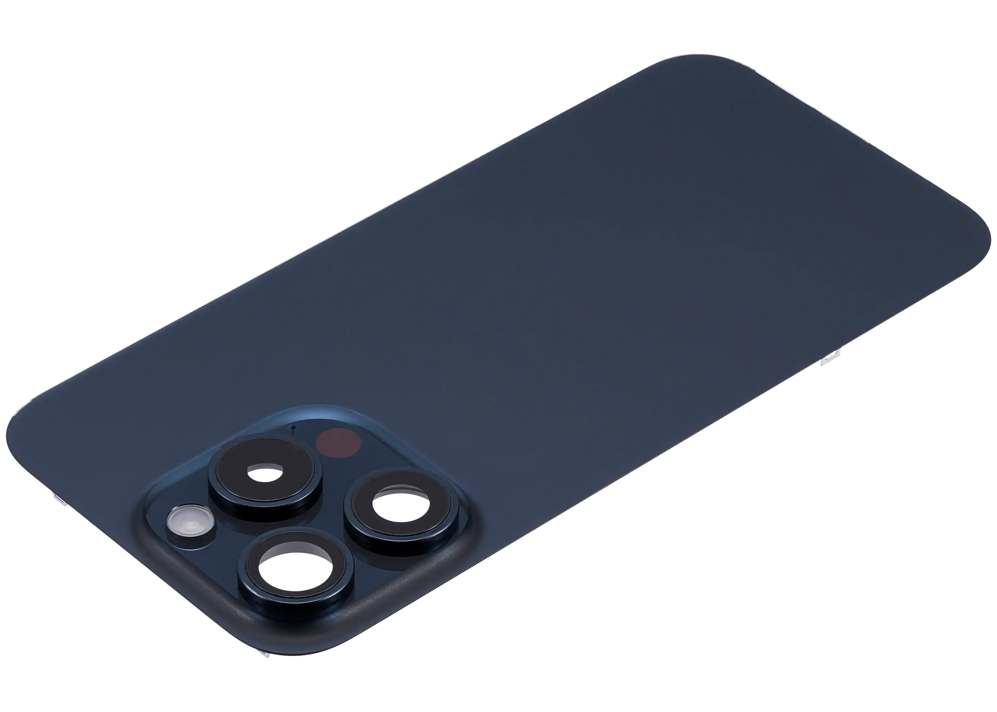 Back Glass w/ MagSafe Magnet & NFC & Flashlight Flex For iPhone 15 Pro (Pull) (Blue Titanium)