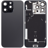 Back Glass w/ MagSafe Magnet & NFC & Flashlight Flex For iPhone 16 Pro Max (Pull) (Black Titanium)