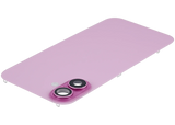 Back Glass w/ MagSafe Magnet & NFC & Flashlight Flex For iPhone 16 Plus (Pull) (Pink)