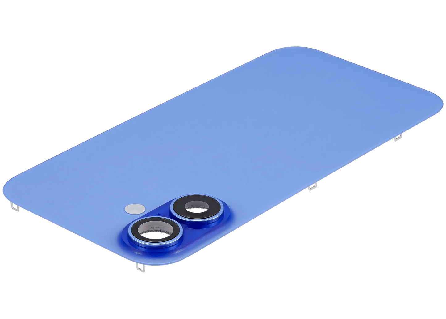 Back Glass w/ MagSafe Magnet & NFC & Flashlight Flex For iPhone 16 (Pull) (Ultramarine)