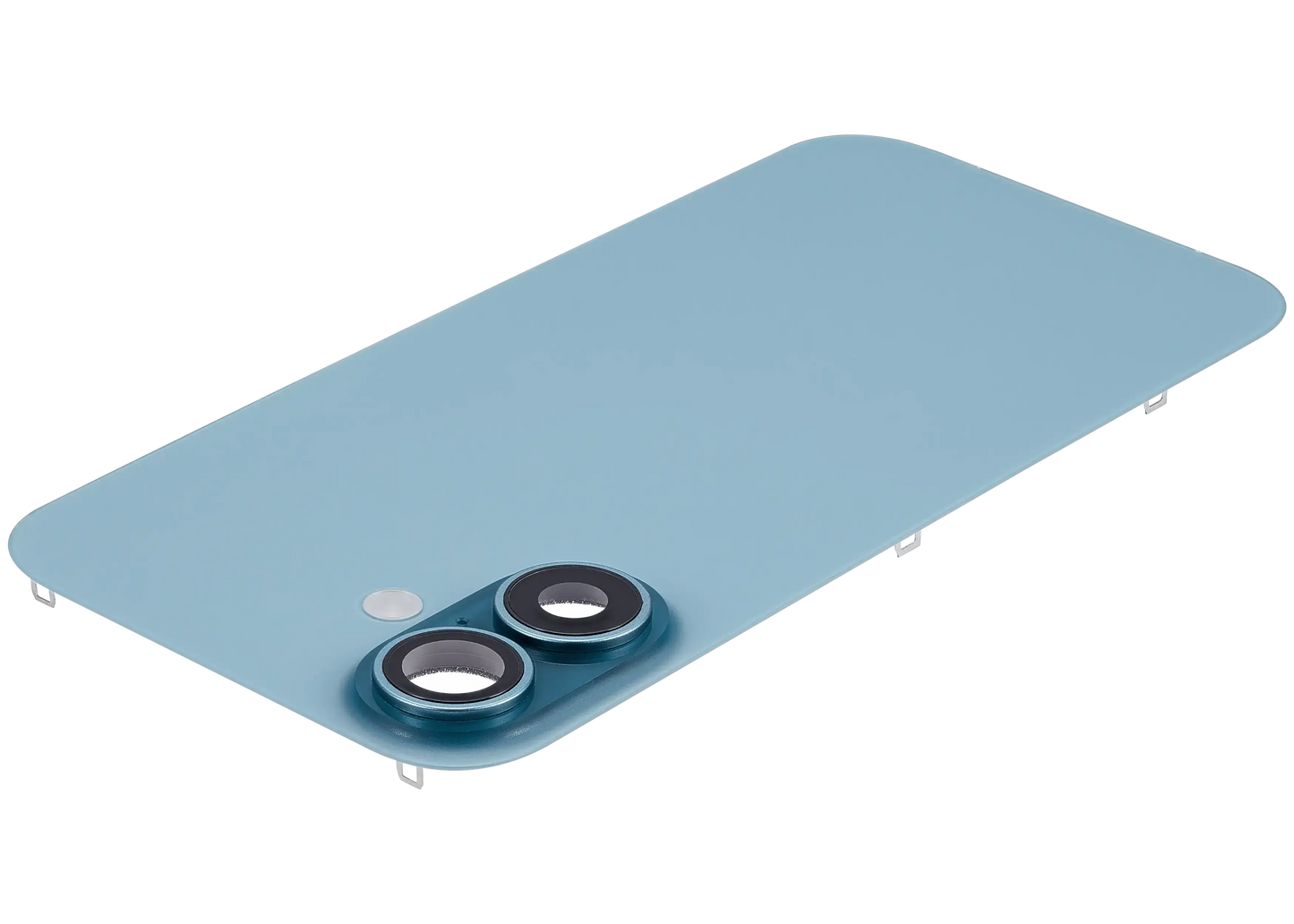 Back Glass w/ MagSafe Magnet & NFC & Flashlight Flex For iPhone 16 (Pull) (Teal)