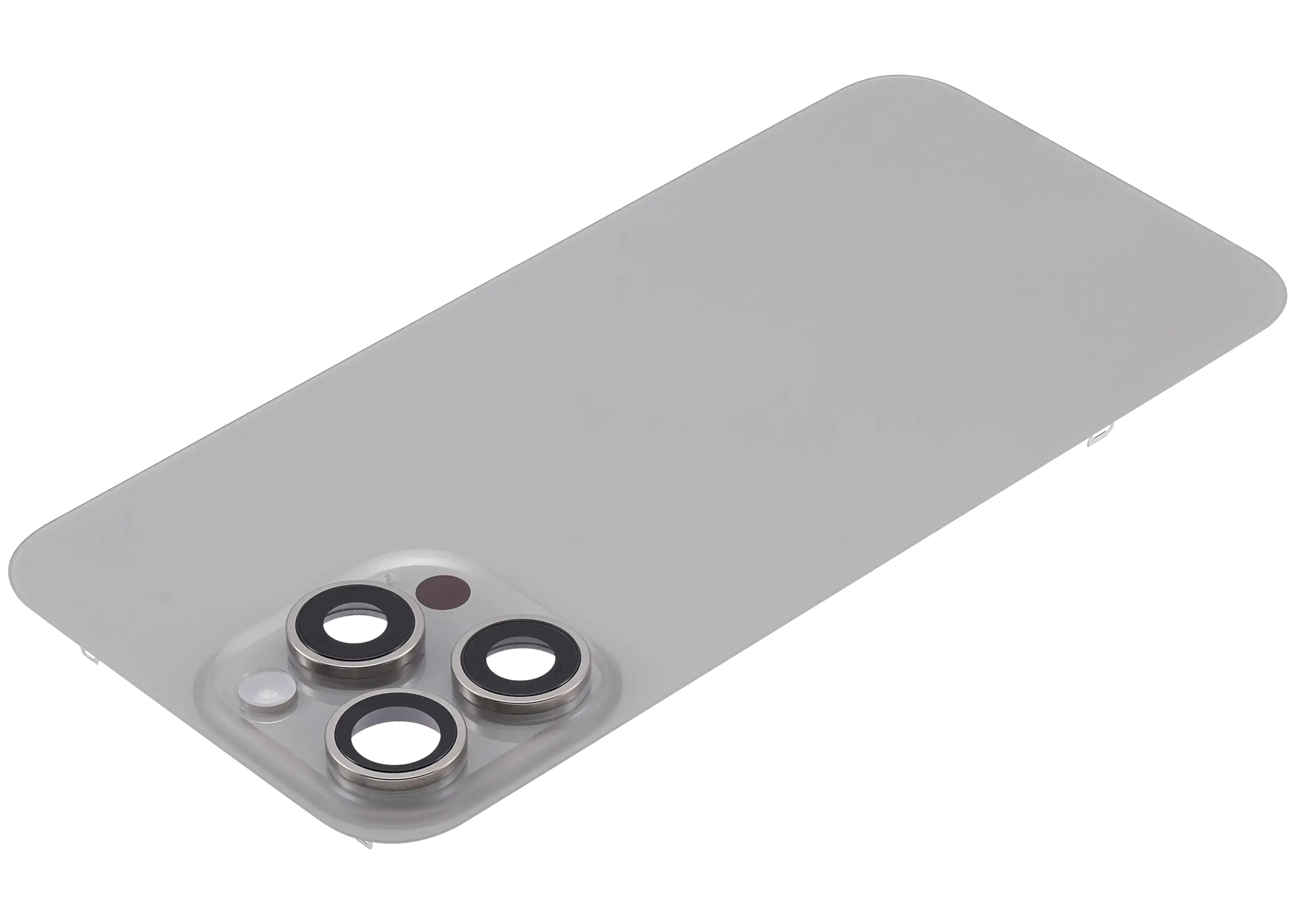 Back Glass w/ MagSafe Magnet & NFC & Flashlight Flex For iPhone 15 Pro Max (Pull) (Natural Titanium)