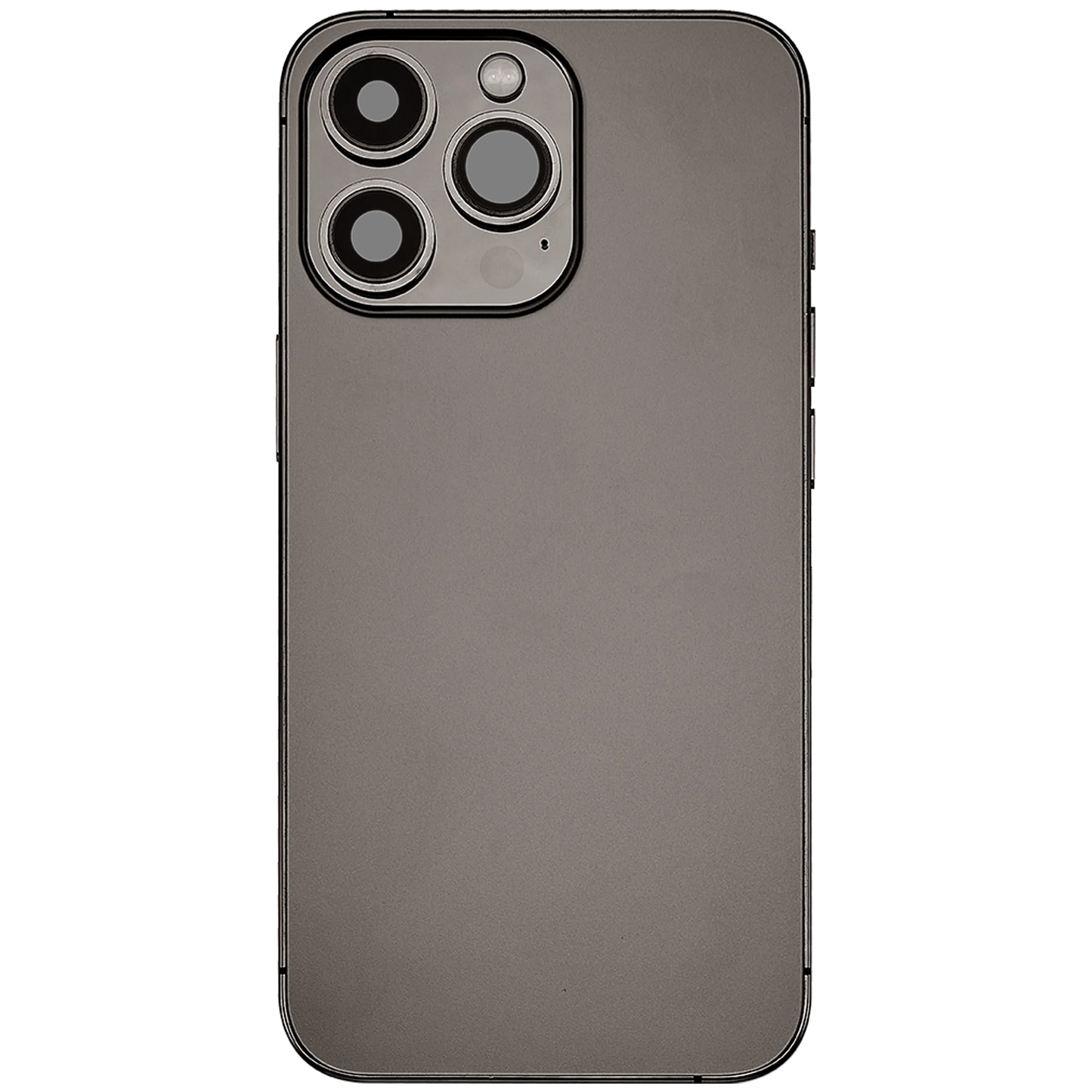 Back Housing W/ Charging Port Flex & Small Parts For iPhone 13 Pro (US Version) (Used OEM) (Pull) (Graphite)