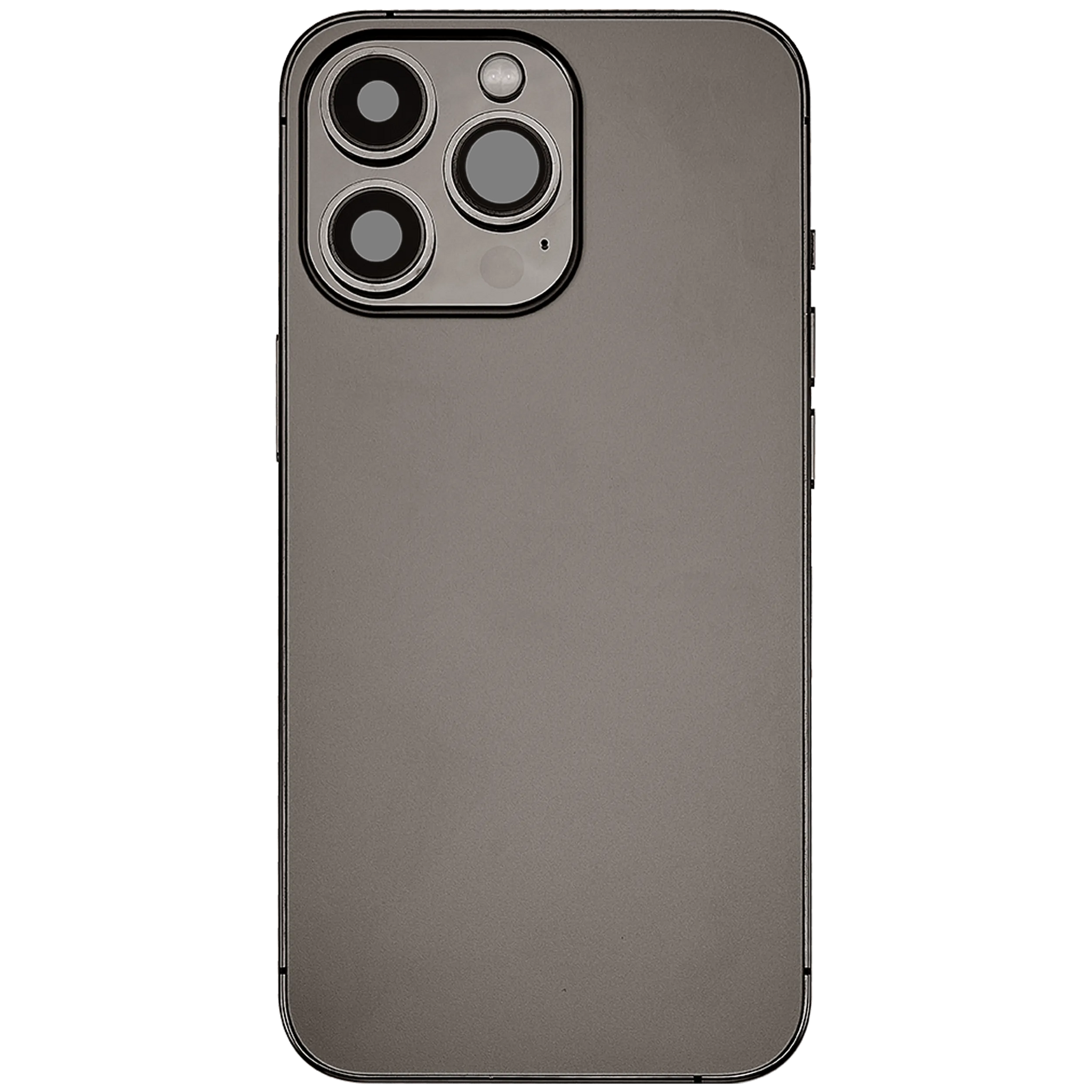 Back Housing W/ Charging Port Flex & Small Parts For iPhone 13 Pro (US Version) (Used OEM) (Pull) (Graphite)