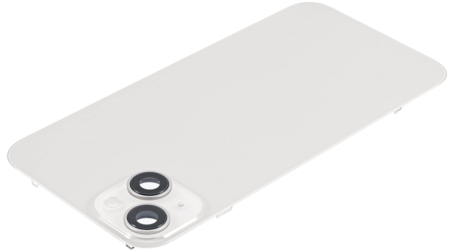 Back Glass w/ MagSafe Magnet For iPhone 14 Plus (Pull) (Starlight)