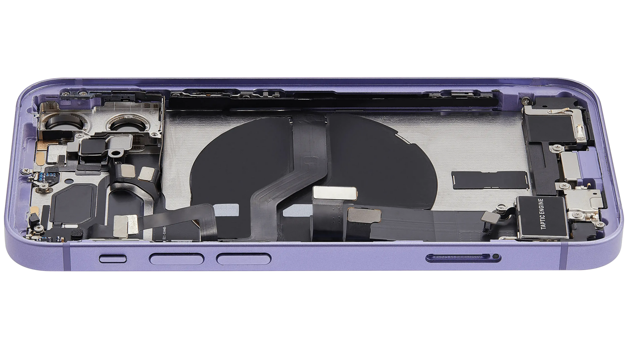 Back Housing W/ Charging Port Flex & Small Parts For iPhone 12 Mini (EU / Global Version) (Pull) (Purple)