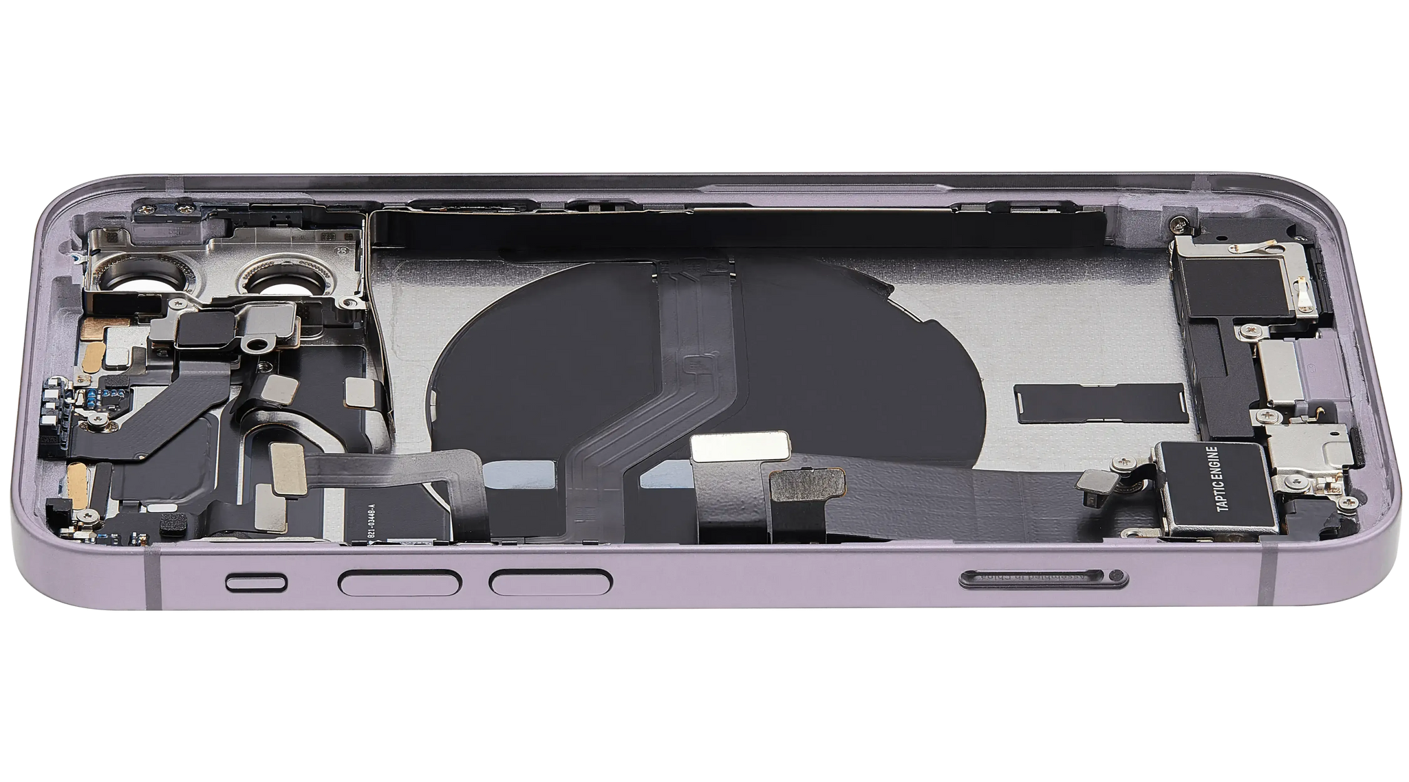 Back Housing W/ Charging Port Flex & Small Parts For iPhone 12 Mini (US Version) (Pull) (Purple)