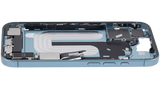 Mid-Frame Housing W/ Charging Port Flex & Small Parts For iPhone 16 (US Version) (Pull) (Teal)