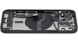 Back Housing W/ Charging Port Flex & Small Parts For iPhone 12 (EU / Global Version) (Used OEM) (Pull) (Black)