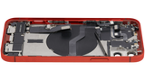Back Housing W/ Charging Port Flex & Small Parts For iPhone 12 (EU / Global Version) (Used OEM) (Pull) (Red)