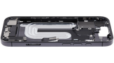 Mid-Frame Housing W/ Charging Port Flex & Small Parts For iPhone 17 (EU / Global Version) (Pull) (Black)