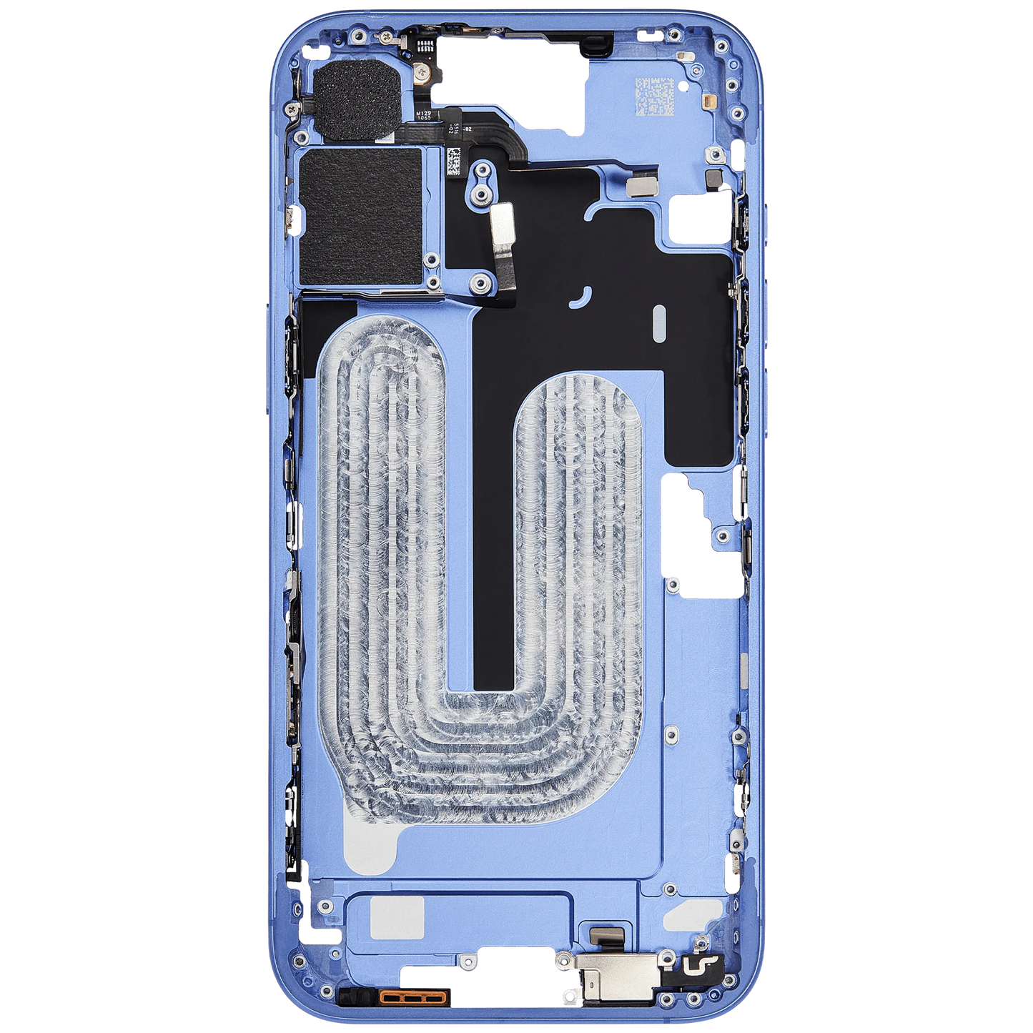 Mid-Frame Housing W/ Small Parts For iPhone 16 Plus (EU / Global Version) (Pull) (Ultramarine)