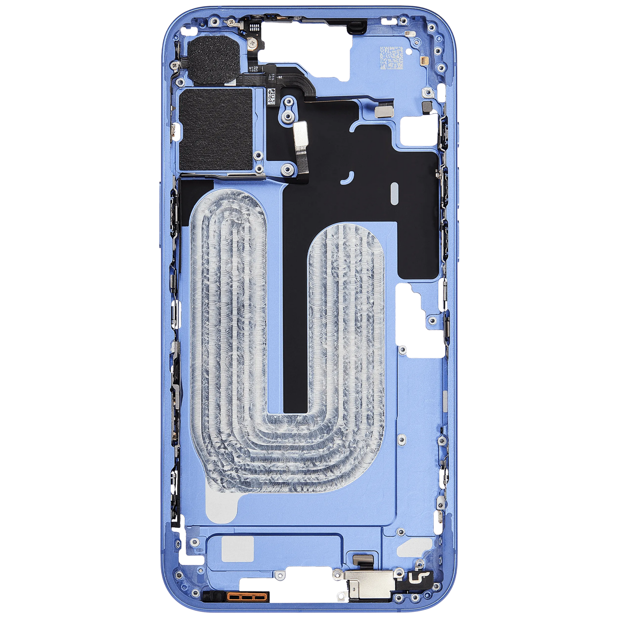 Mid-Frame Housing W/ Small Parts For iPhone 16 Plus (EU / Global Version) (Pull) (Ultramarine)