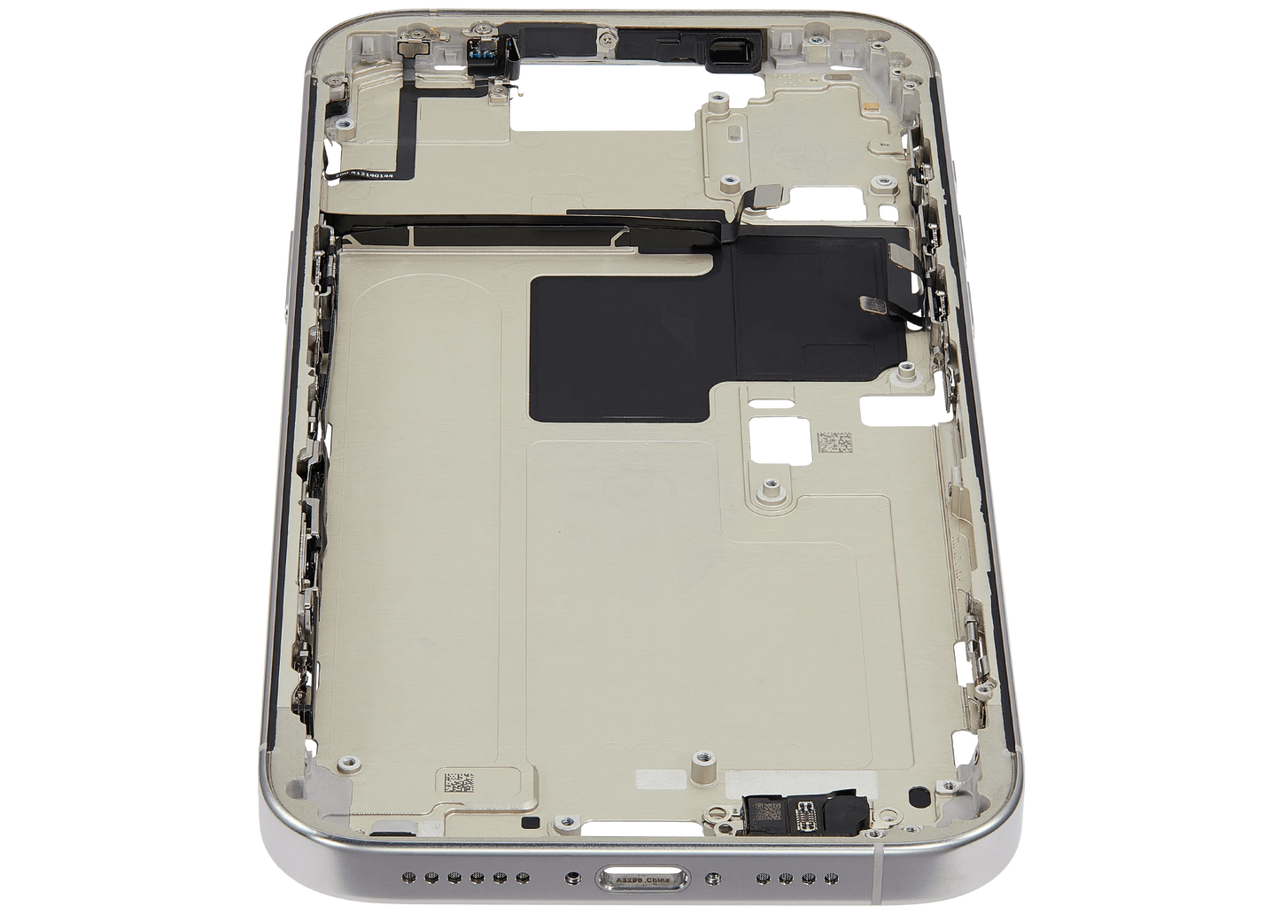 Mid-Frame Housing W/ Small Parts For iPhone 16 Pro Max (EU / Global Version) (Pull) (White Titanium)