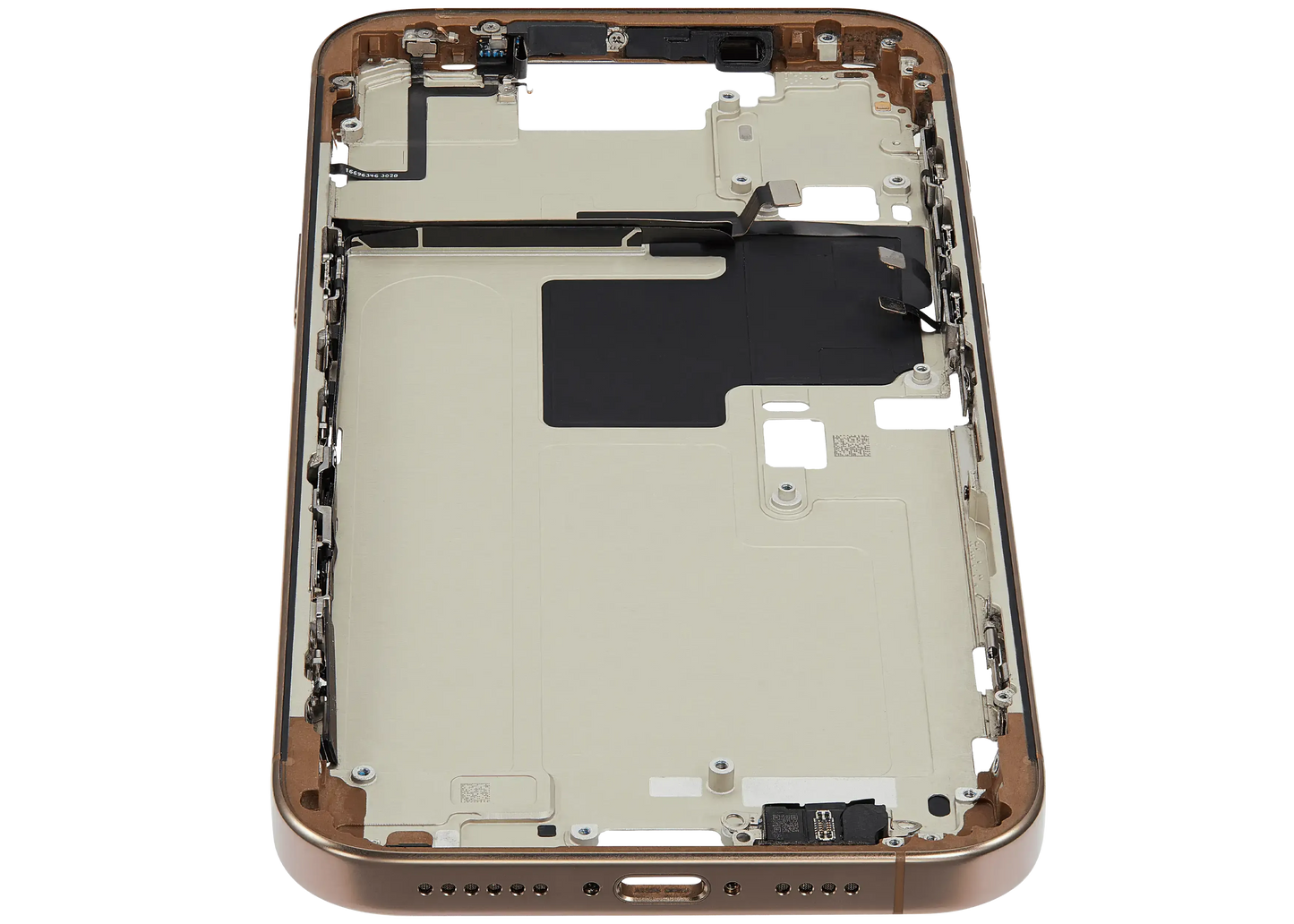 Mid-Frame Housing W/ Small Parts For iPhone 16 Pro Max (EU / Global Version) (Pull) (Desert Titanium)