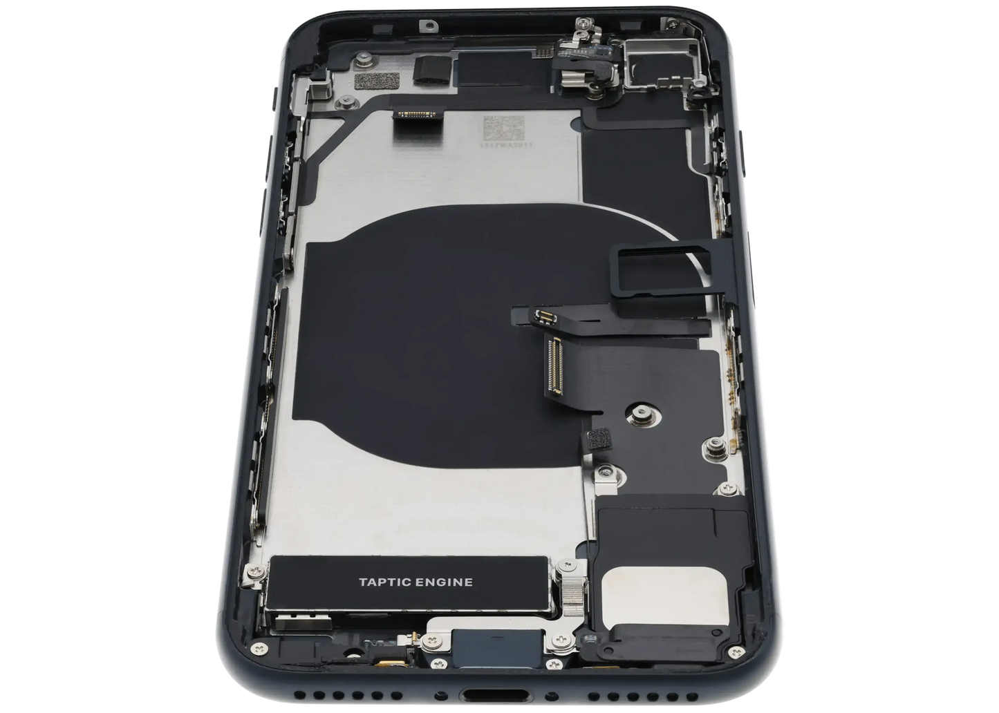 Back Housing W/ Charging Port Flex and Small Components Pre-Installed For iPhone SE (2022) (Used OEM) (Pull) (Midnight)