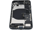 Back Housing W/ Charging Port Flex and Small Components Pre-Installed For iPhone SE (2022) (Used OEM) (Pull) (Midnight)