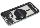 Back Housing W/ Charging Port Flex & Small Parts For iPhone 13 Pro Max (US Version) (Used OEM) (Pull (Alpine Green)