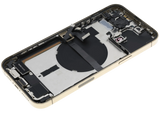 Back Housing W/ Charging Port Flex & Small Parts For iPhone 13 Pro Max (US Version) (Used OEM) (Pull) (Gold)