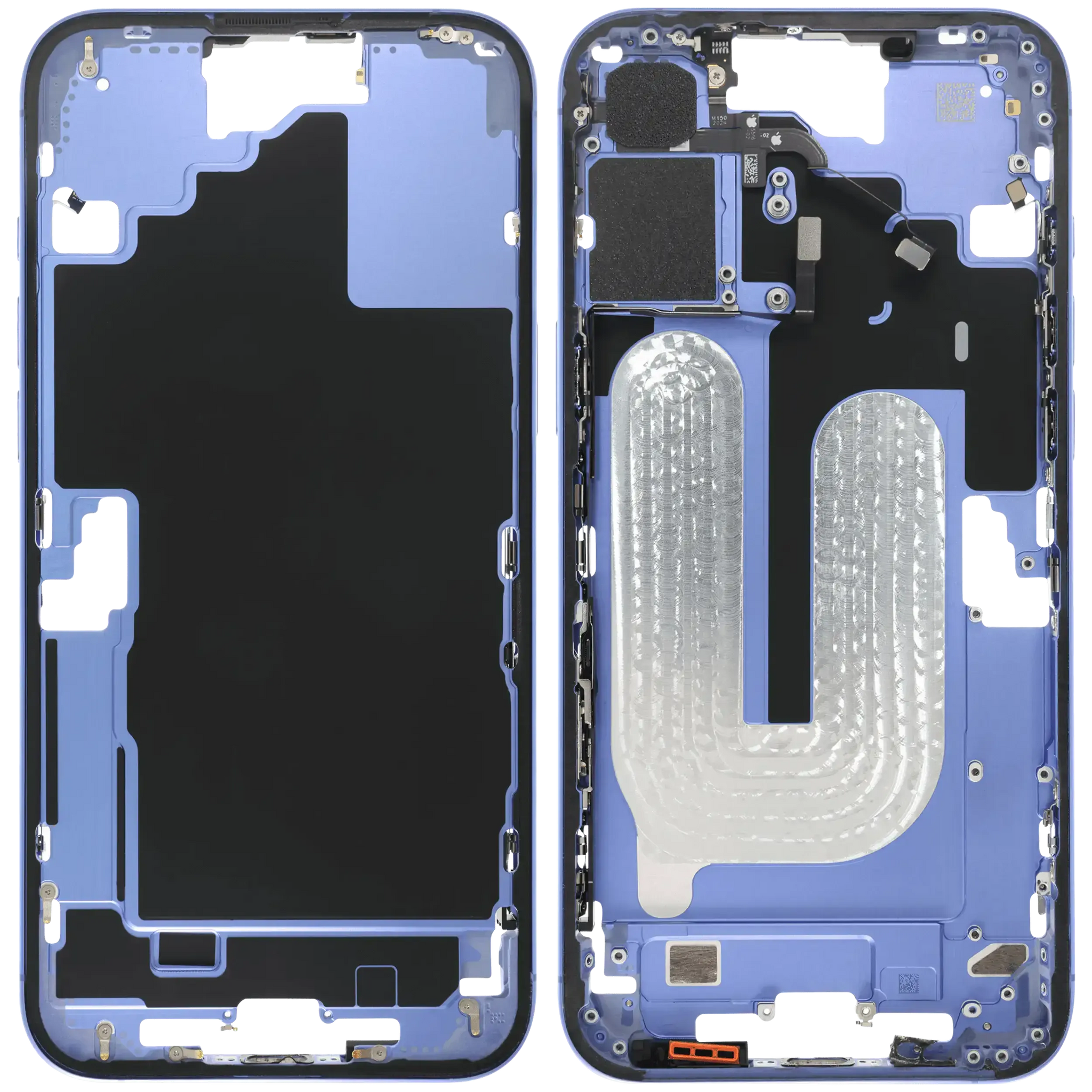Mid-Frame Housing W/ Small Parts For iPhone 16 Plus (US Version) (Pull) (Ultramarine)