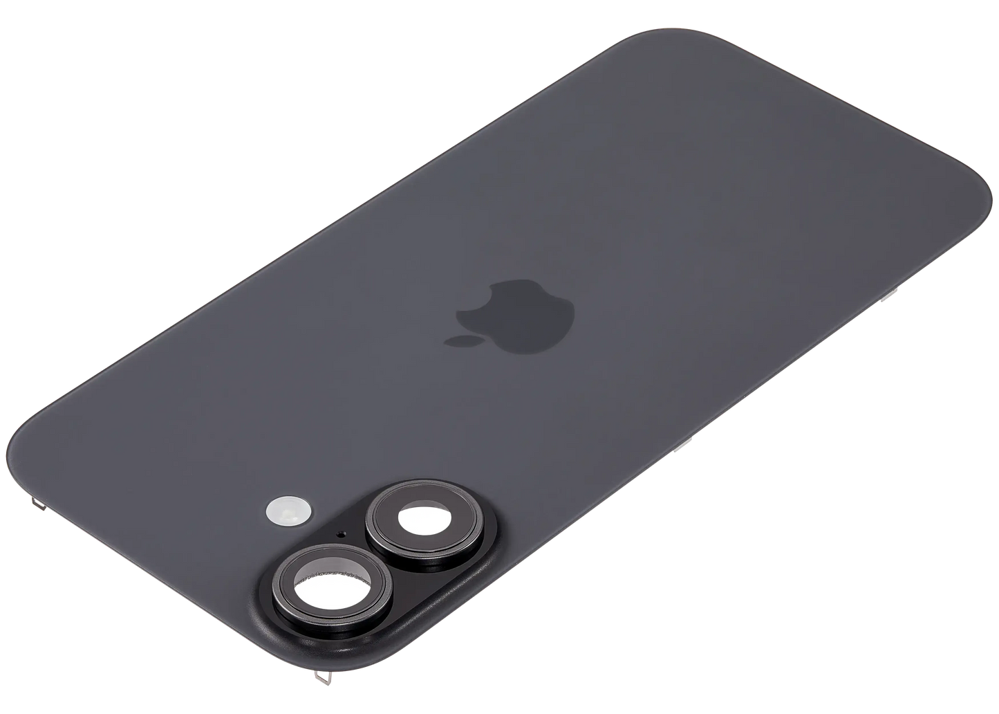 Back Glass w/ MagSafe Magnet & NFC & Flashlight Flex For iPhone 17 (Pull) (Black)