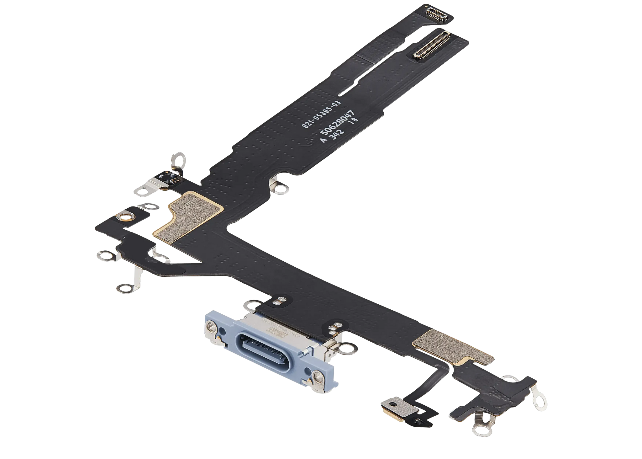 Charging Port Flex Cable For iPhone 17 (Pull) (Mist Blue)