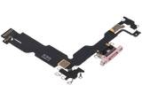 Charging Port Flex Cable For iPhone 15 Plus (Pull) (Pink)