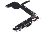 Charging Port Flex Cable For iPhone 15 Pro Max (Pull) (Blue Titanium)