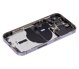 Back Housing W/ Small Parts For iPhone 14 Pro (US Version) (Pull) (Deep Purple)