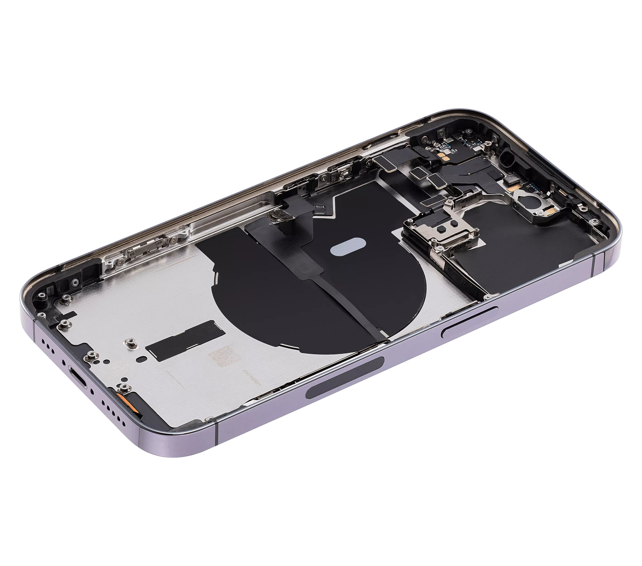 Back Housing W/ Small Parts For iPhone 14 Pro (US Version) (Pull) (Deep Purple)